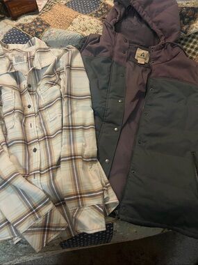 Ascend Hooded vest and shirt